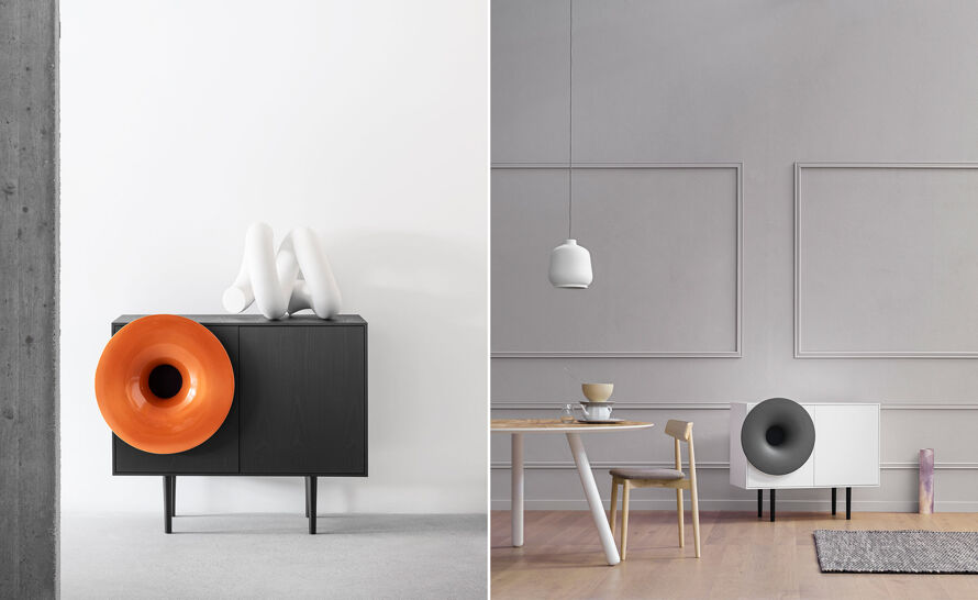 Caruso Speaker Cabinet by Paolo Cappello for Miniforms | hive