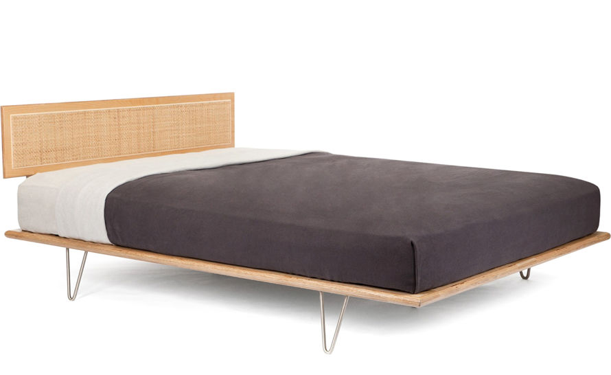 case+study+v-leg+bed+with+cane+headboard