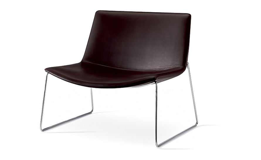 catifa 80 lounge chair with sled base | hive