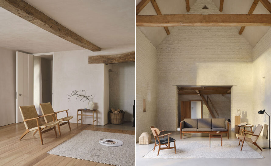 Living Room Hans Wegner Ch 25 Hans Wegner House Ch25 Lounge Chair