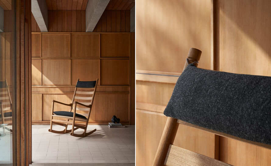 CH45 Rocking Lounge Chair by Hans Wegner for Carl Hansen & Søn | hive