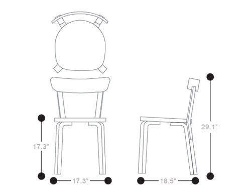 alvar aalto chair 69