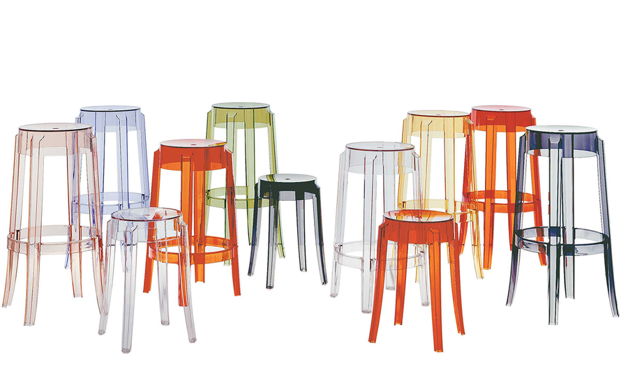 Drama verdrietig Opschudding Charles Ghost Stool 2-pack by Philippe Starck for Kartell | hive