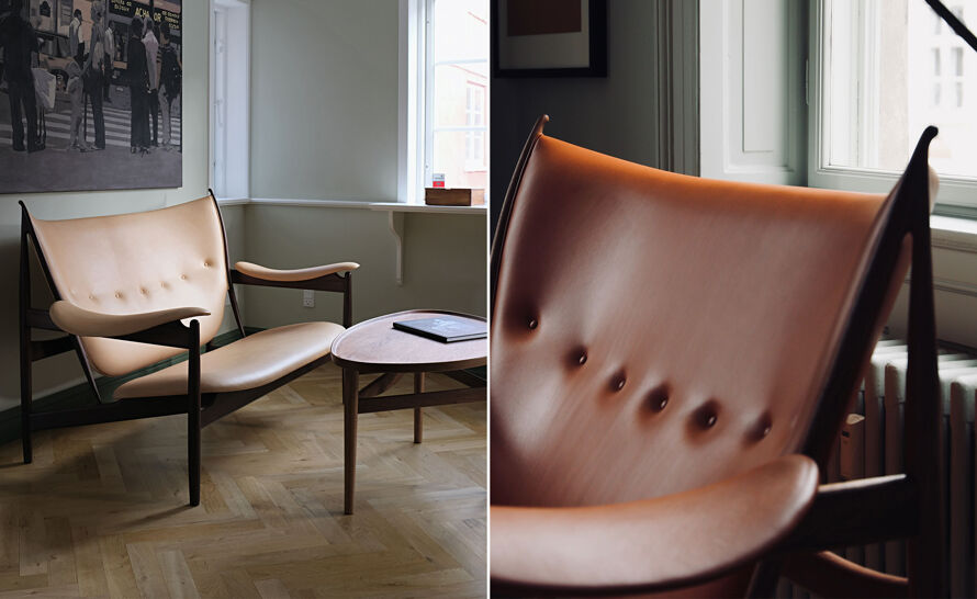 For Sale | Finn Juhl Jupiter lounge chair in black leather