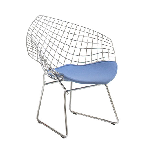 child's diamond chair by Harry Bertoia for Knoll