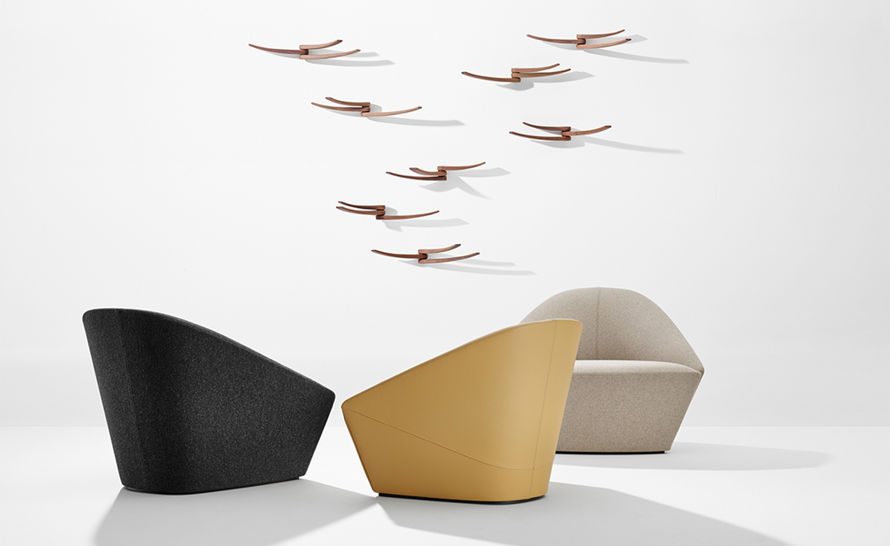 colina fully upholstered small lounge chair | hive