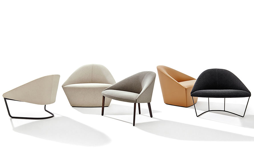 colina lounge chair with sled base | hive