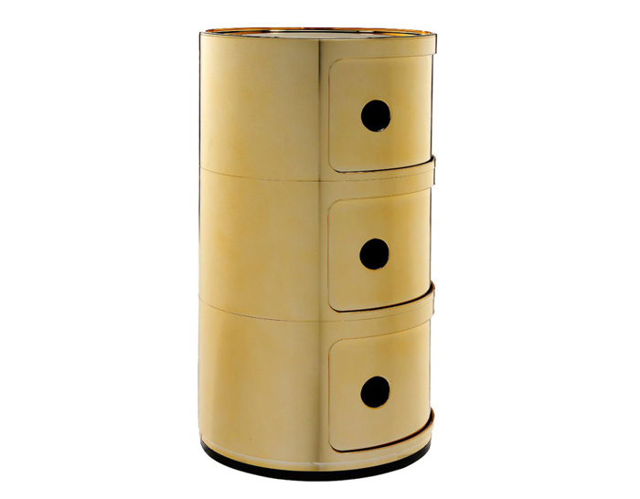 Componibili Metallic storage unit by Anna Castelli Ferrieri for