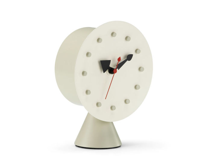 Cone Base Clock by George Nelson produced by Vitra | hive