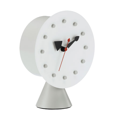 nelson cone base clock by George Nelson for Vitra.