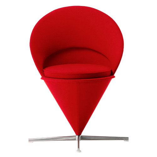 panton cone chair by Verner Panton for Vitra.