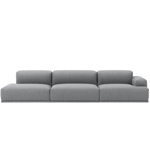 connect 138inch sofa with open end  - 