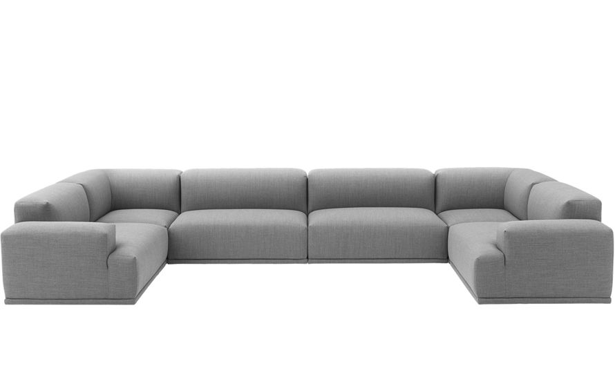 connect u shaped sectional sofa