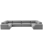 connect u shaped sectional sofa  - 