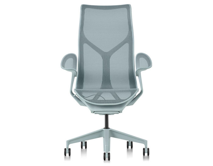 cosm high back task chair dipped in color