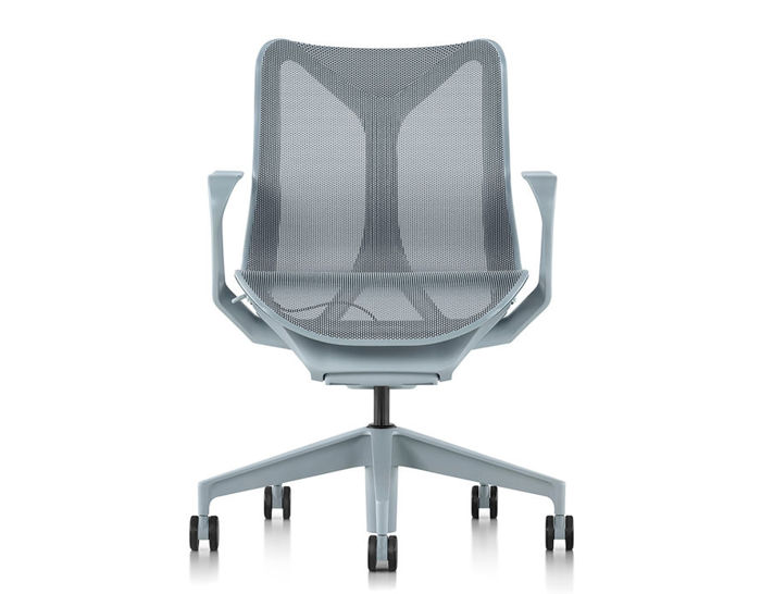 cosm low back task chair dipped in color