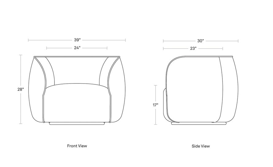 Council Swivel Lounge Chair from Blu Dot