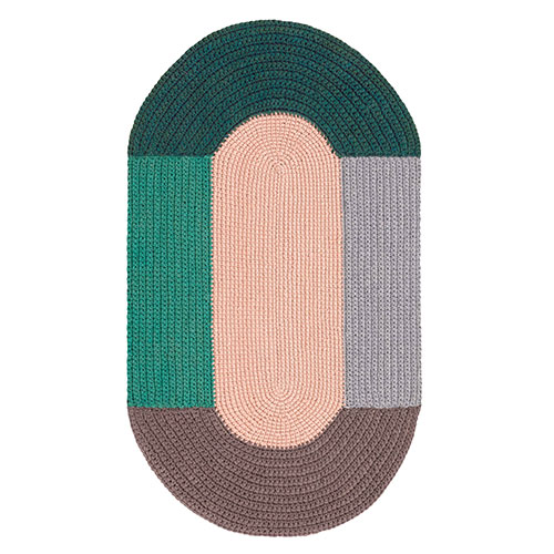 crochet mono rug for GAN