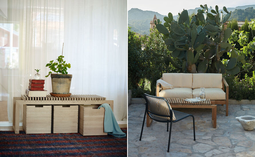 Cutter Bench by Niels Hvass for Skagerak by Fritz Hansen hive