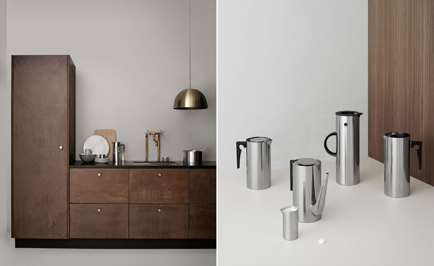 Cylinda Line Teapot by Arne Jacobsen for Stelton hive