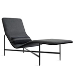 deep thoughts leather chaise lounge  - 