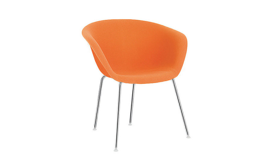duna 02 four leg chair fully upholstered