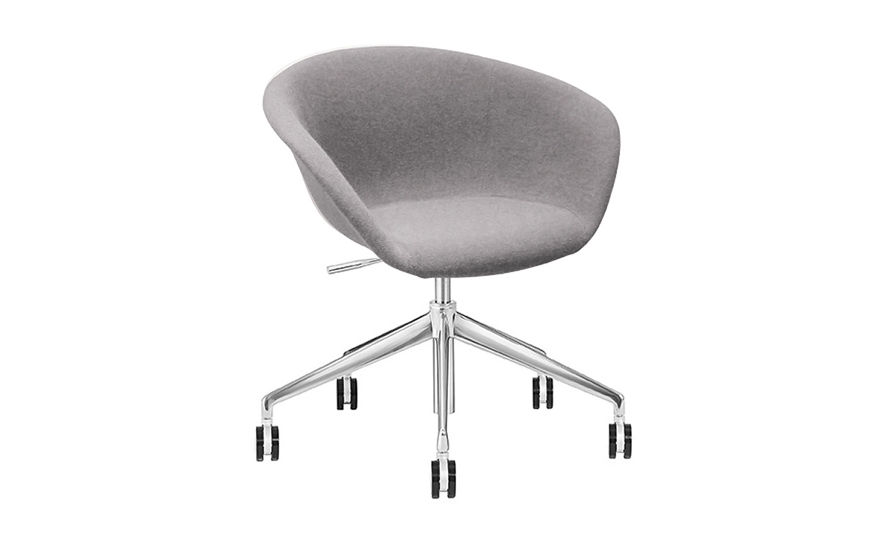 duna 02 five star base chair with full upholstery