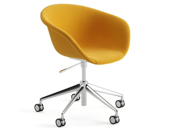 duna 02 five star base chair with full upholstery