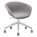 duna 02 five star base chair with full upholstery - Altherr & Molina Lievore - arper