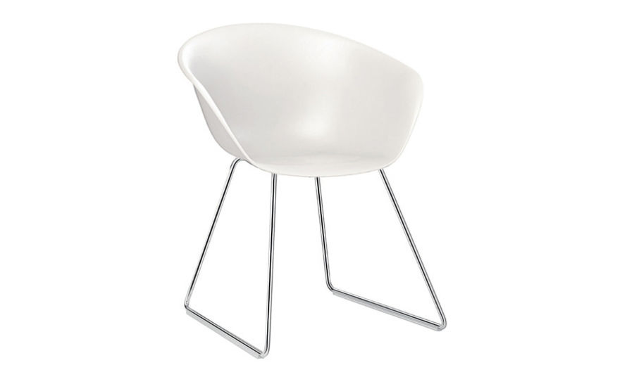duna 02 sled base polypropylene chair