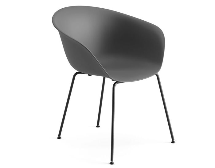 duna 02 polypropylene chair with 4 leg base
