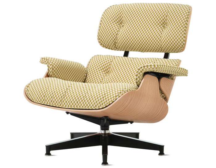 eames lounge chair in fabric without ottoman | hive