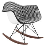 eames® upholstered armchair with rocker base by Eames for Herman Miller