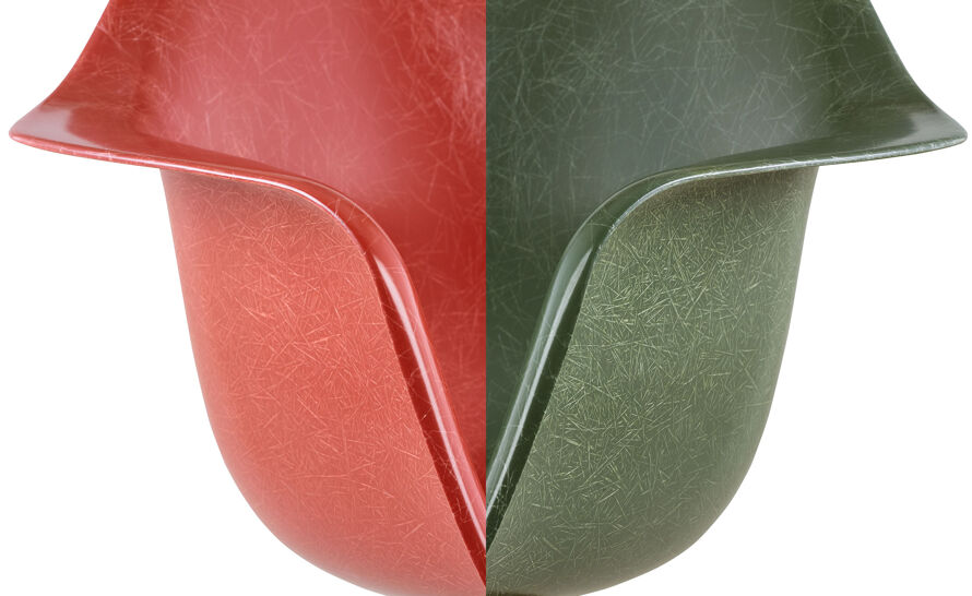 Eames Molded Fiberglass Task Armchair with Seatpad – Herman Miller