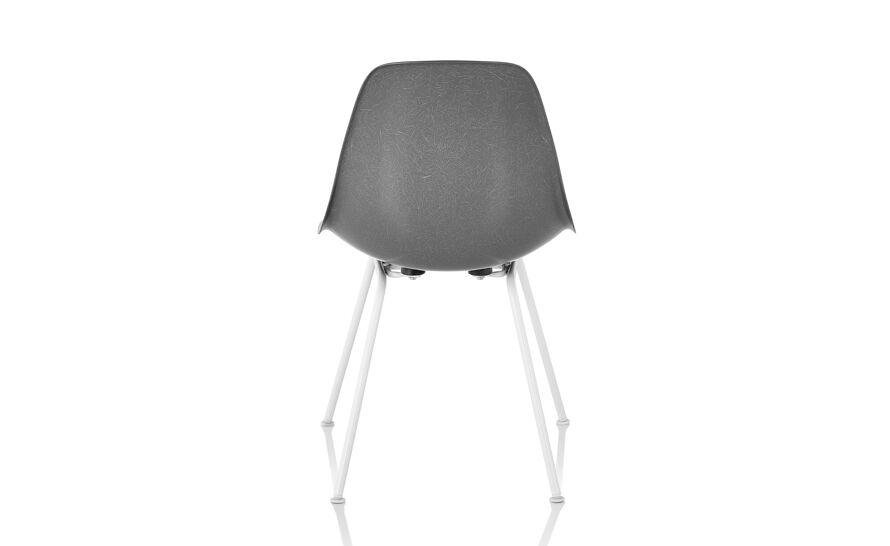 eames molded fiberglass side chair with 4 leg base | hive