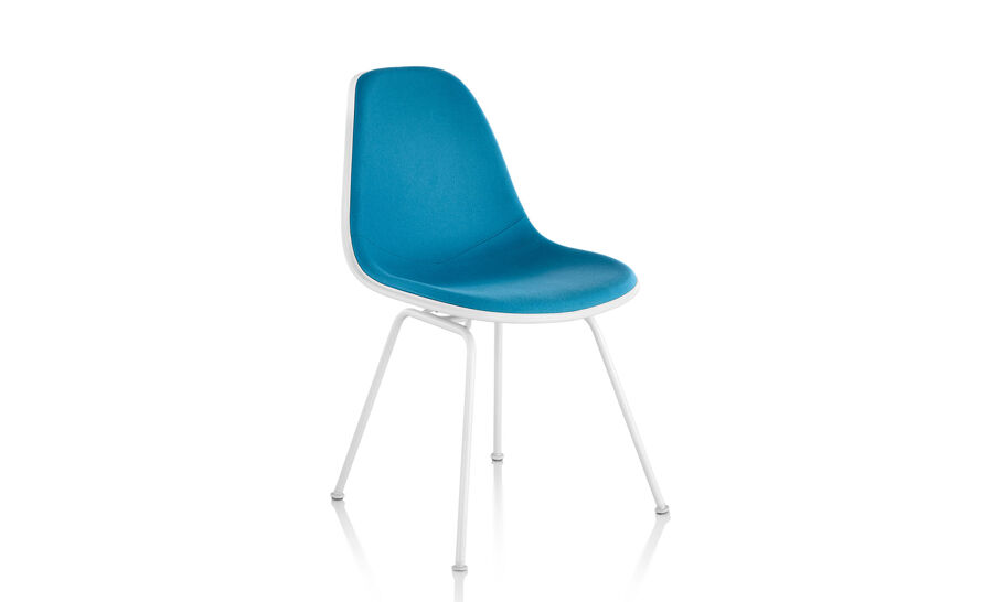 Eames® Upholstered Side Chair With 4 Leg Base - hivemodern.com