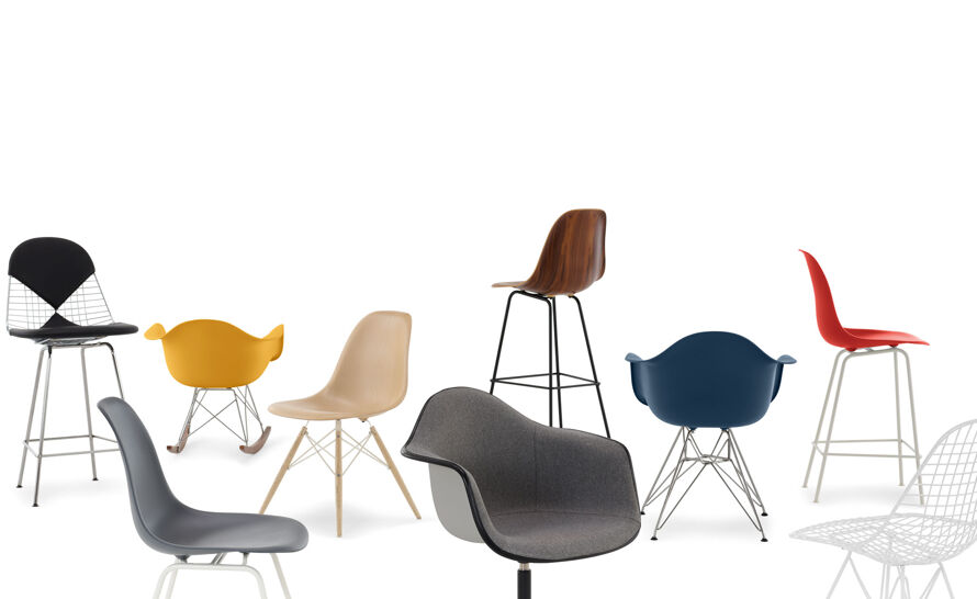 løn historisk oase eames® molded plastic side chair with dowel base | hive