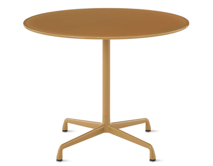 eames round dining table, herman miller x hay