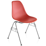eames® molded plastic side chair with stacking base - Eames - Herman Miller