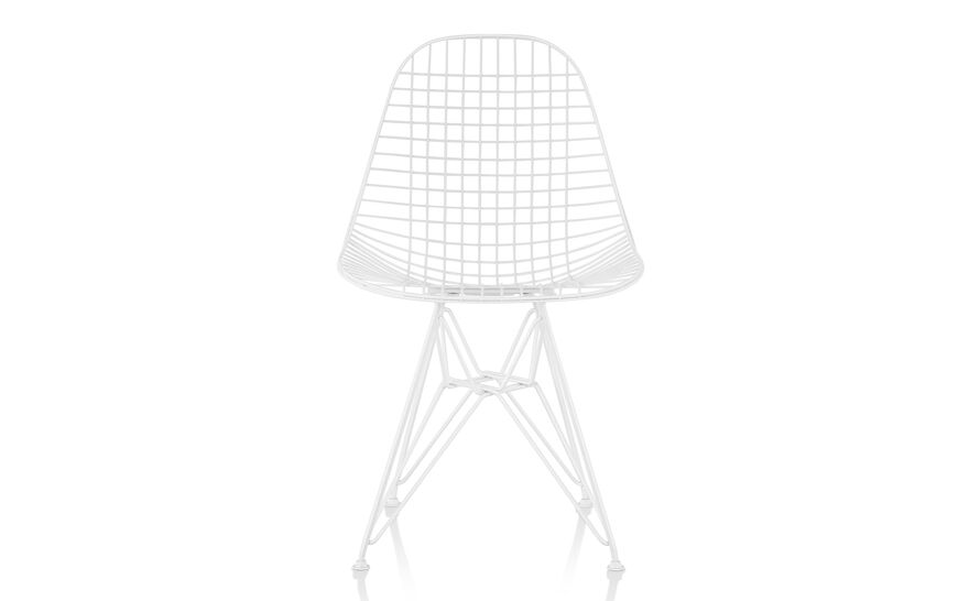 eames outdoor wire chair with wire base