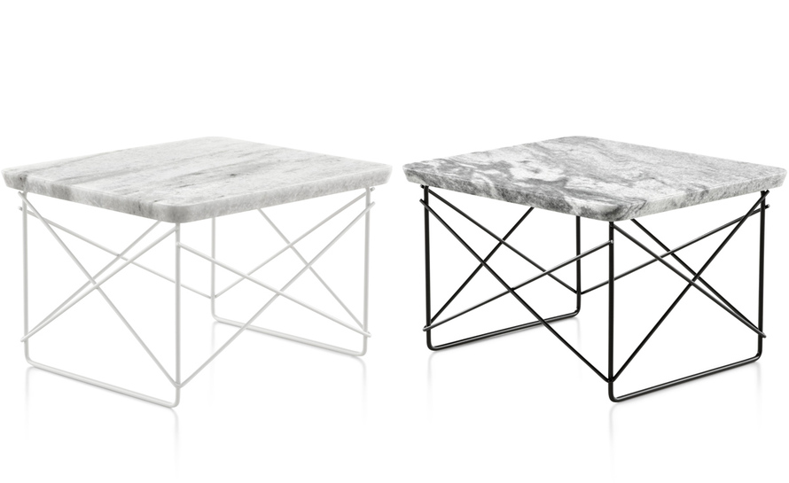 〇Eames TABLE　ホワイトｘナチュラル Eames® Wire Base Table from Herman Miller - White – MoMA Design Store