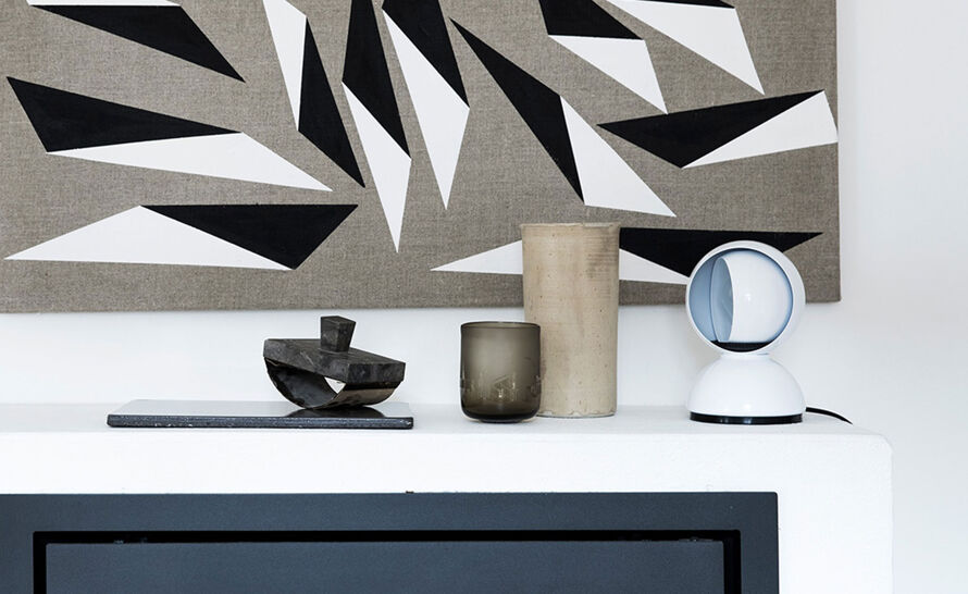 Eclisse table or wall lamp by Vico Magistretti for Artemide | hive