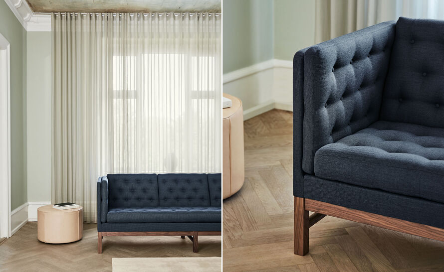 Erik Jørgensen EJ280 Sofa - Sled Base – Danish Design Store