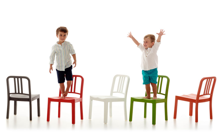 Navy kids online chair