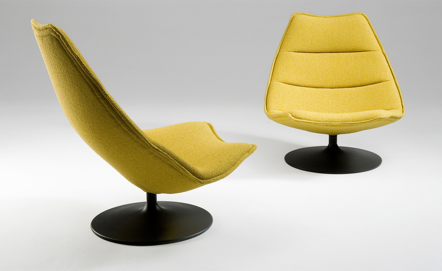Perseus hoofdonderwijzer heerser F585 Lounge Chair by Geoffrey Harcourt for Artifort | hive