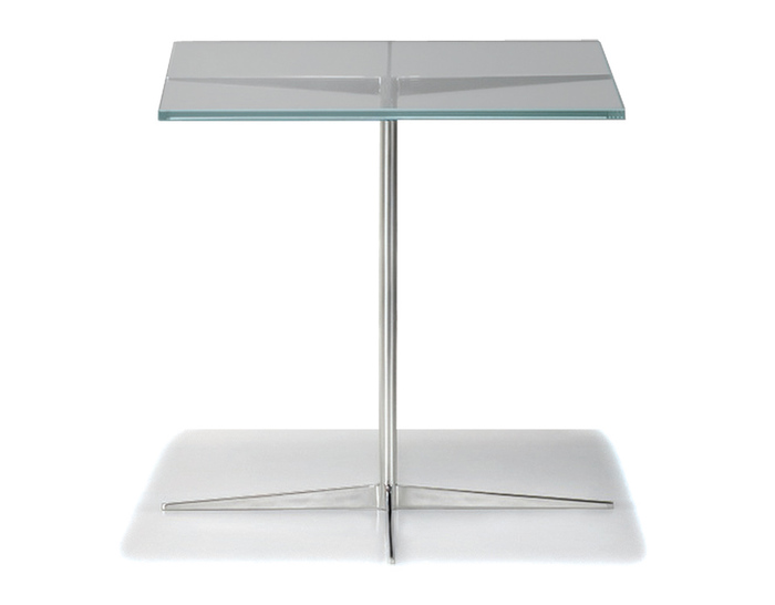 facet square side table