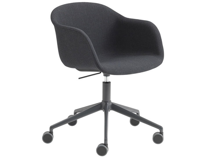 fiber armchair swivel task chair