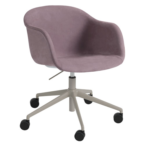 fiber armchair swivel task chair by Iskos-Berlin for Muuto