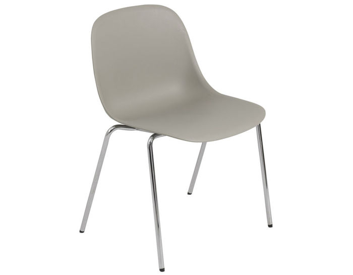 fiber side chair with a-base