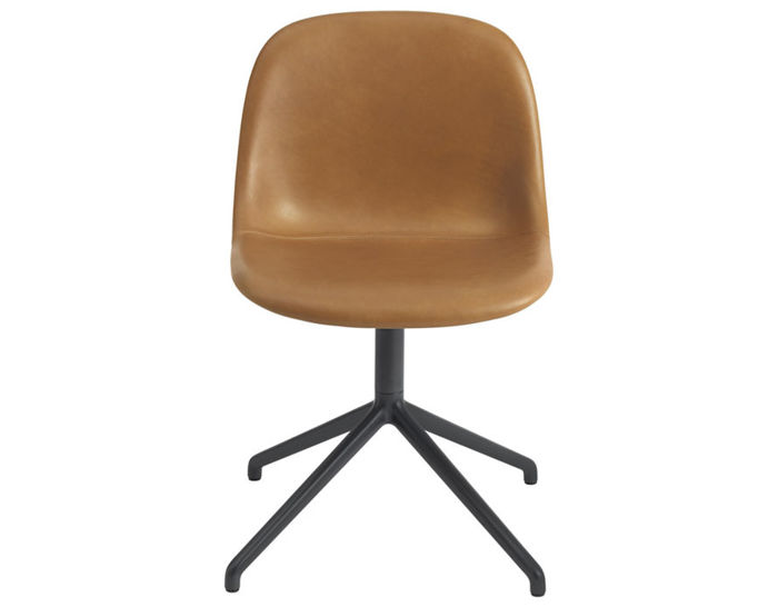fiber side chair with swivel base